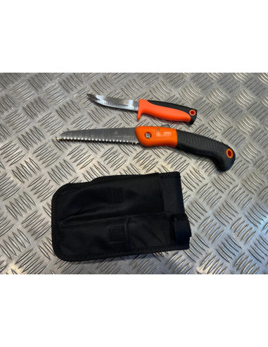 etui avec couteau + scie ligne verney carron nature randonne jardin camping