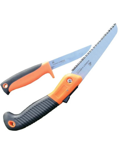 etui avec couteau + scie ligne verney carron nature randonne jardin camping