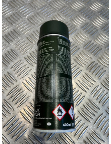 Bombe peinture militaire 400 ml couleur forest green vert foret fosco industries