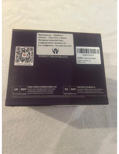 camera surveillance securite wifi Interieure genbolt gb102h cctv ip domestique