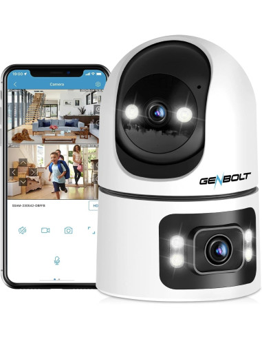 camera surveillance securite wifi Interieure genbolt gb102h cctv ip domestique