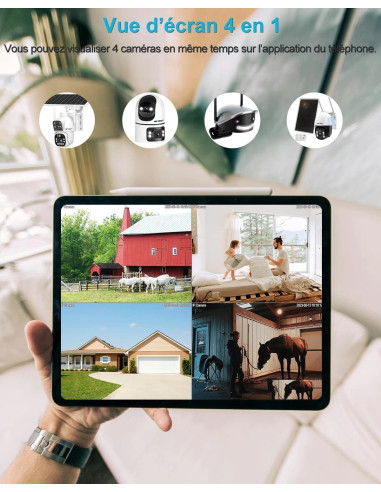 camera surveillance securite wifi Interieure genbolt gb102h cctv ip domestique