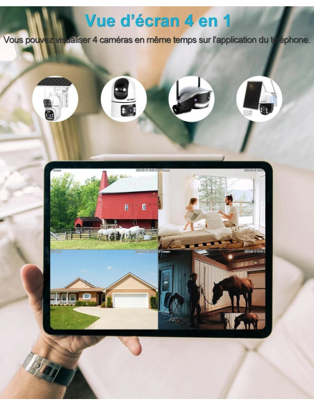 camera surveillance securite wifi Interieure genbolt gb102h cctv ip domestique