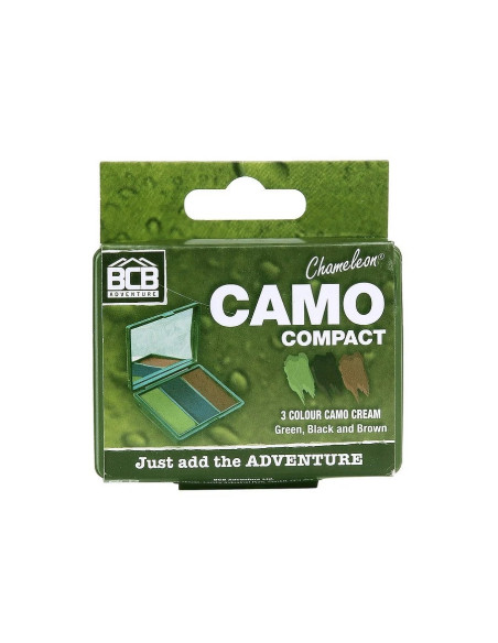 boite compacte 3 creme maquillage camo woodland bcb camouflage