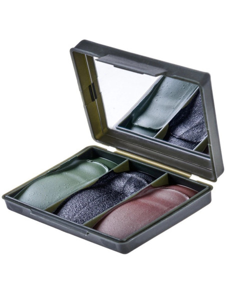 boite compacte 3 creme maquillage camo woodland bcb camouflage