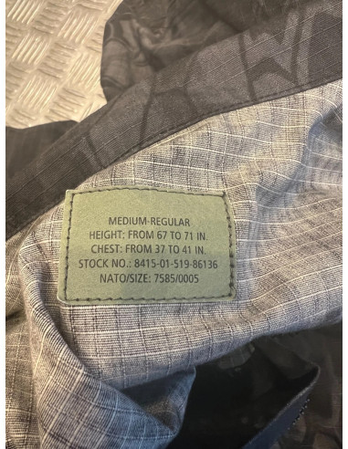 Veste militaire modele US ACU camouflage kryptek taille m