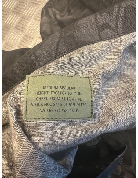 Veste militaire modele US ACU camouflage kryptek taille m