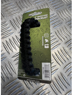 Bcb bracelet paracord 23 cm noir avec boucle neuf 2
