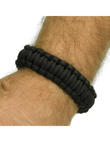 Bcb bracelet paracord 23 cm noir neuf