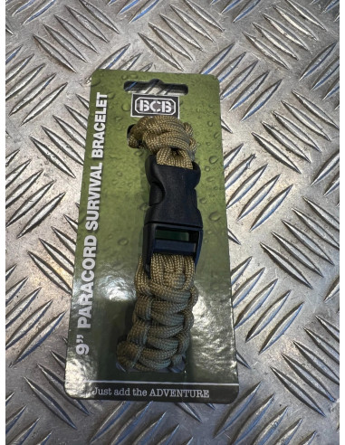 bcb bracelet paracord 23 cm coyote neuf