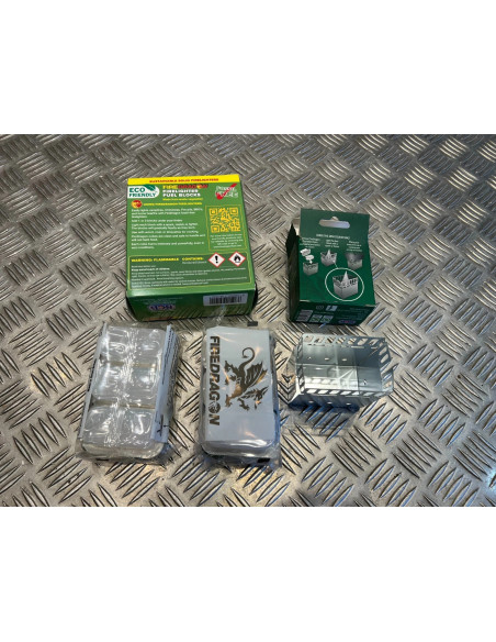 mini rechaud cuiseur bcb fire dragon mk2 avec 12 combustible