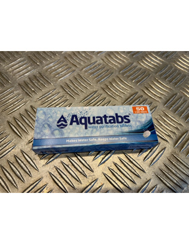 boite aquatabs 50 tablets en 8,5mg traitement eau purification
