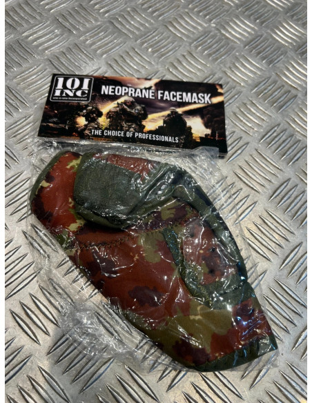 Masque facial recon neoprene camo 101 inc neuf