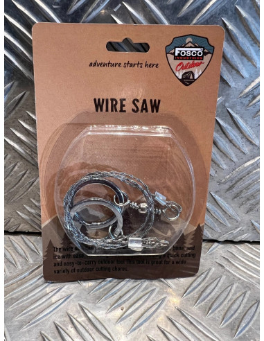 Scie fils commando survivalisme coupe bois fosco industries