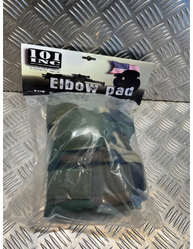 Kit coudieres de protection en neoprene camo woodland 101 inc neuf