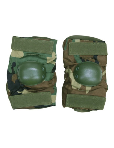 Kit coudieres de protection en neoprene camo woodland 101 inc neuf