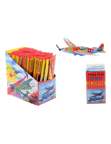 jouet boite d avion militaire mousse eva en presentoir 48 pieces neuf