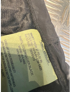 pantalon mil-tec noir cold weather noir nylon neuf 2