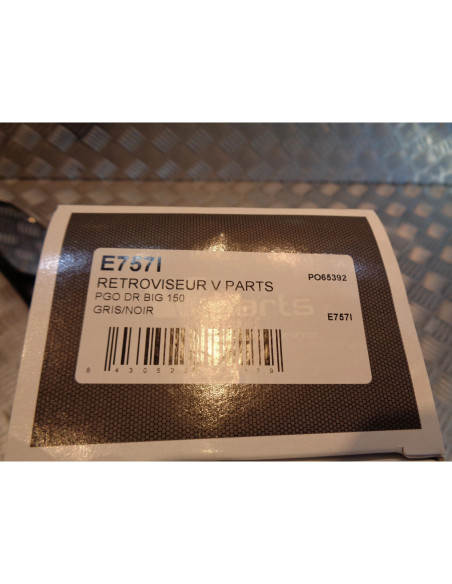 retroviseur gauche v parts diam 8 mm scooter pgo 125 t rex t-rex autre ... bihr