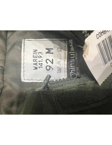 combinaison temps froid edsa proline warein 92m Thinsulate kaki armee francaise