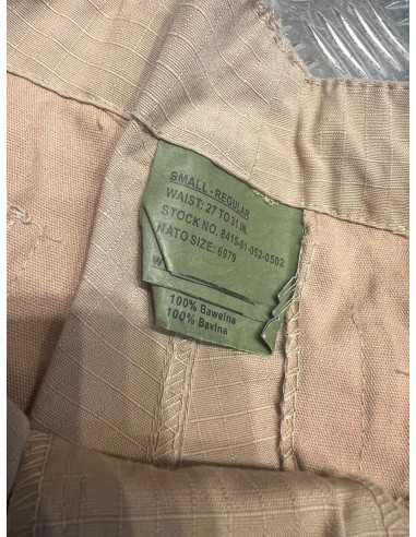 short bermuda mfh us bdu ripstop kaki taille s 01512f