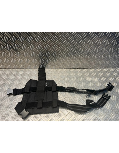 Plaque panneau de jambe cuisse molle noir mil-tec