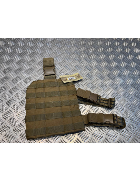 plaque panneau de jambe cuisse molle coyote mil-tec 13484005