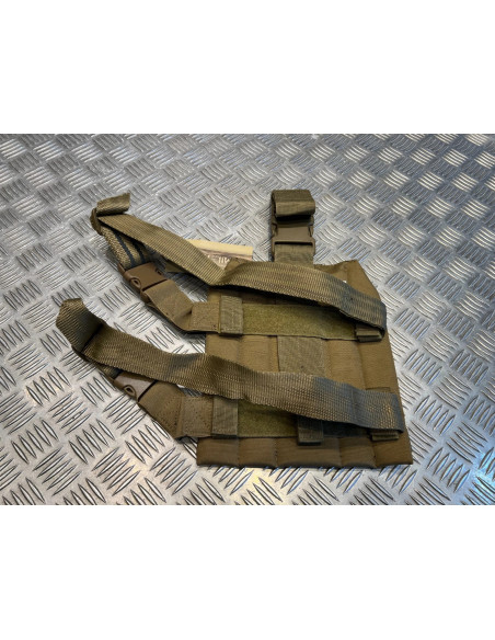 plaque panneau de jambe cuisse molle coyote mil-tec 13484005