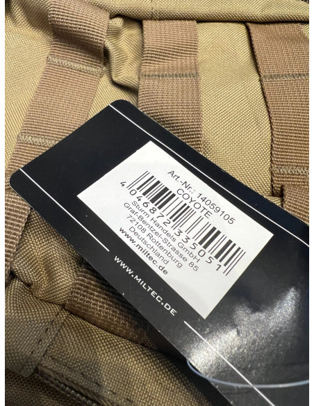 sac a dos tactique bandouliere an 10 litres mil-tec coyote 14059105