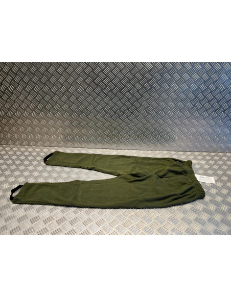 pantalon sous vetement bas isolant polaire kaki taille s ducatillon