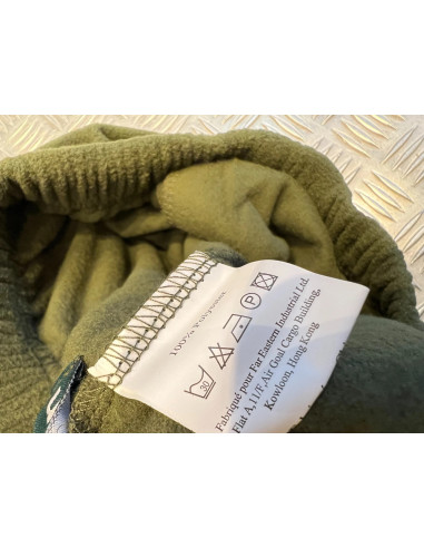 pantalon sous vetement bas isolant polaire kaki taille s ducatillon