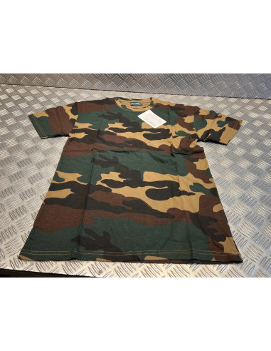 t-shirt camouflage ce en coton taille s ducatillon
