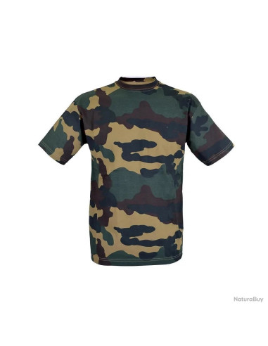 t-shirt camouflage ce en coton taille s ducatillon