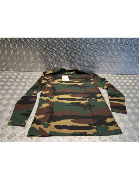 t-shirt camouflage manches longues taille s ducastillon