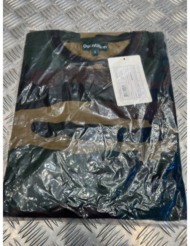 t-shirt camouflage manches longues taille s ducastillon