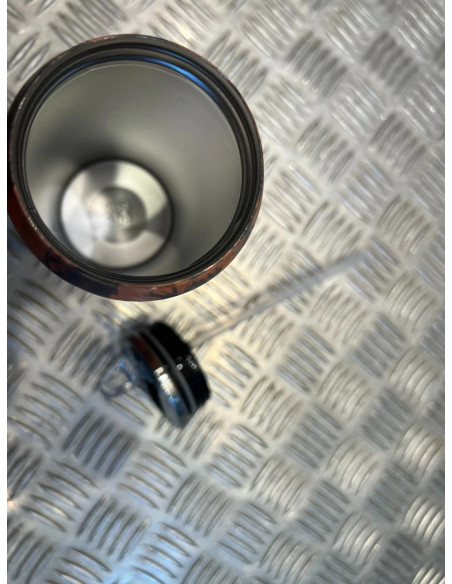 Yoko design gourde forme canette isotherme 500ml inox double paroi camo orange