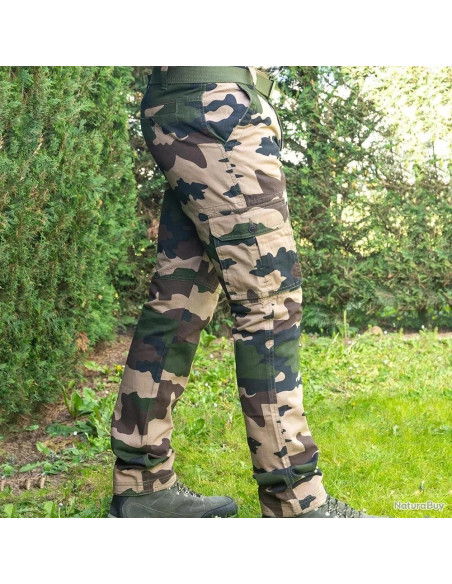 pantalon de chasse treillis 6 poches coton camo ce taille 58