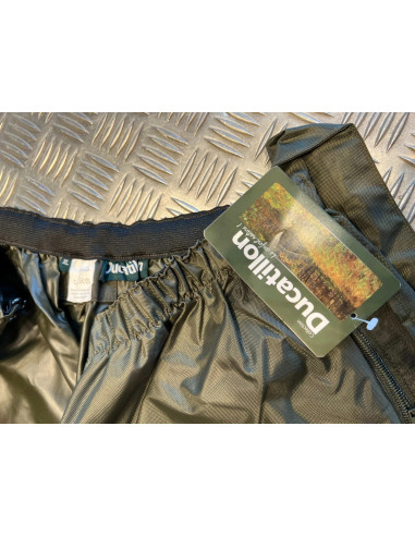 Cuissard impermeable polyamide enduction en pvc kaki chasse foret neuf taille xl