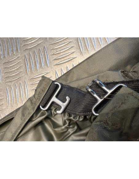 Cuissard impermeable polyamide enduction en pvc kaki chasse foret neuf taille xl