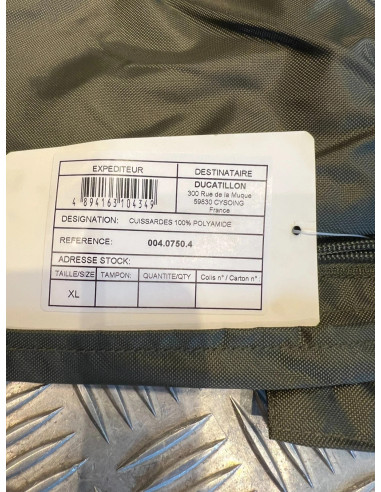 Cuissard impermeable polyamide enduction en pvc kaki chasse foret neuf taille xl