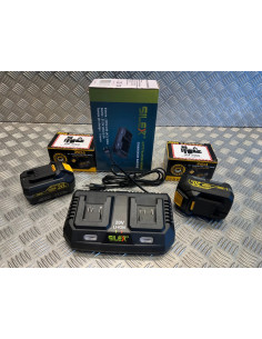 2 batterie 20v 4Ah Rida ly777 chargeur outil Silex Schneider Rida Meterk Liangye