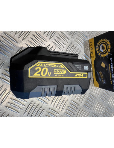 batterie 20v - 4Ah Rida ly777 pour outils silex Schneider Rida Meterk Liangye