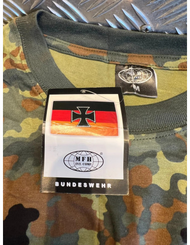t shirt MFH camo bw flecktarn 00103v en m ou xxl neuf