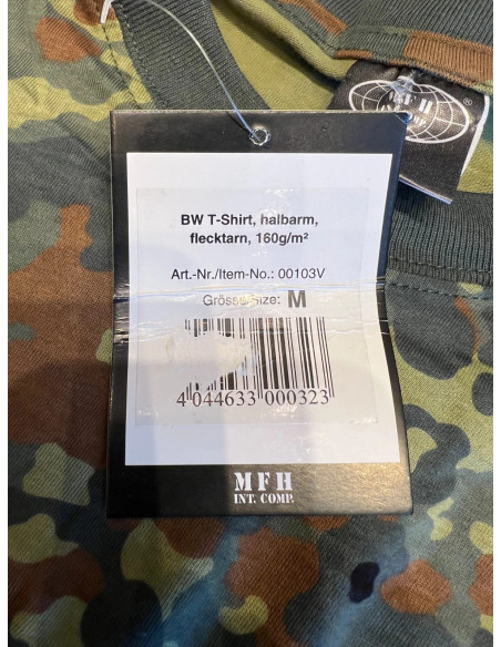 t shirt MFH camo bw flecktarn 00103v en m ou xxl neuf