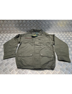 veste treillis militaire 4 poches polyester coton kaki taille s