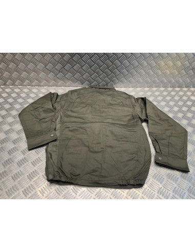veste treillis militaire 4 poches polyester coton kaki taille s