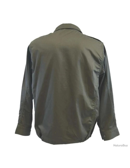 veste treillis militaire 4 poches polyester coton kaki taille s