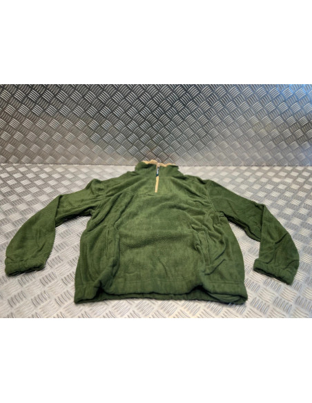 sweat pull polaire de luxe kaki chaud taille s