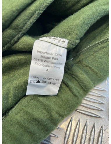 sweat pull polaire de luxe kaki chaud taille s