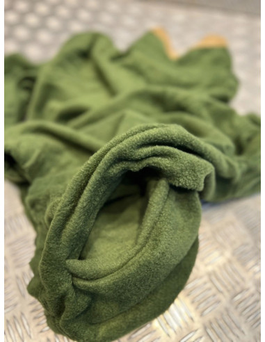 sweat pull polaire de luxe kaki chaud taille s